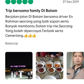 Batam van rental